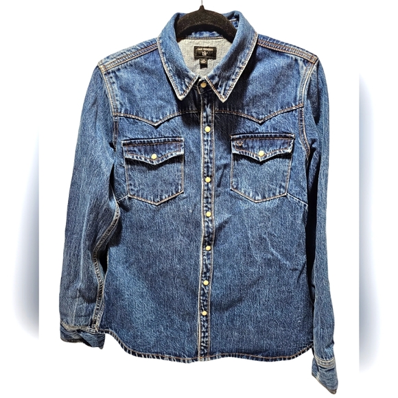 True Religion Women's Denim Dress Shirt - Picture 1 of 5